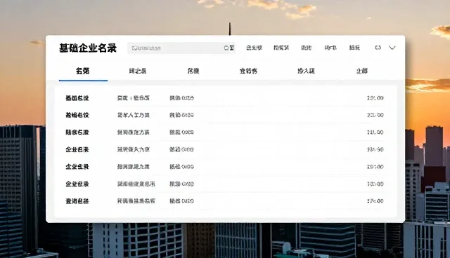 企业名录查询中行业差异对结果的影响分析